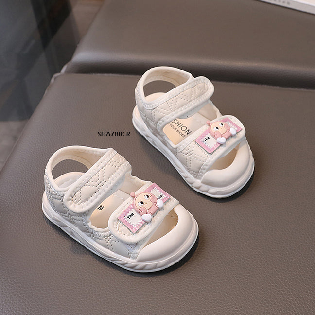 Sepatu Sandal Anak Kartun  cewek/perempuan usia 0-12 Bulan Bahan Premium Impor