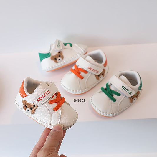 Sepatu Prewalker Anak Bear Sports cowok/cewek usia 0-12 Bulan Bahan Premium Impor