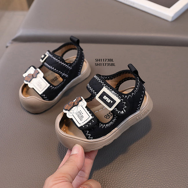 Sepatu Sandal Anak Bear Super Denim Cowok/Cewek usia 1-5 Tahun Bahan Premium Impor