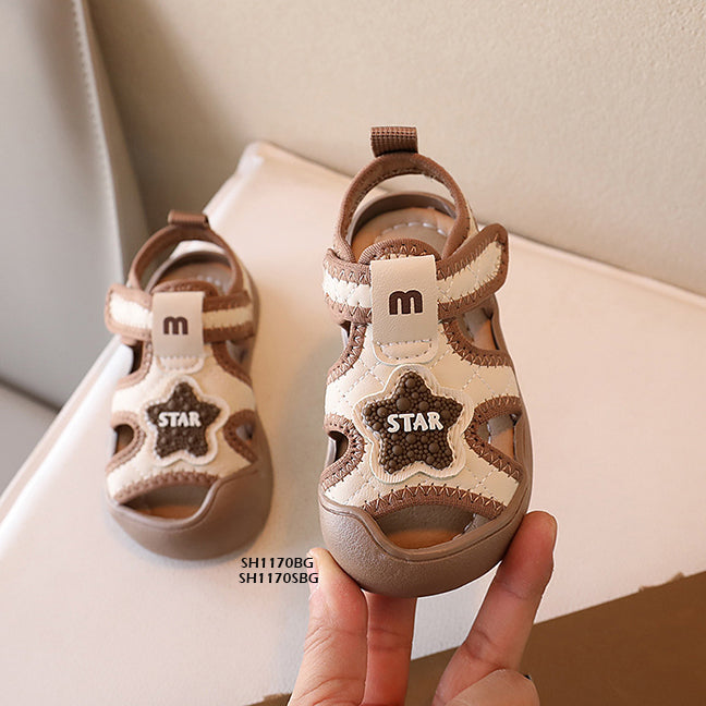 Sepatu Sandal M Star Anak Cowok/Laki usia 0-3 Tahun  Bahan Premium Impor