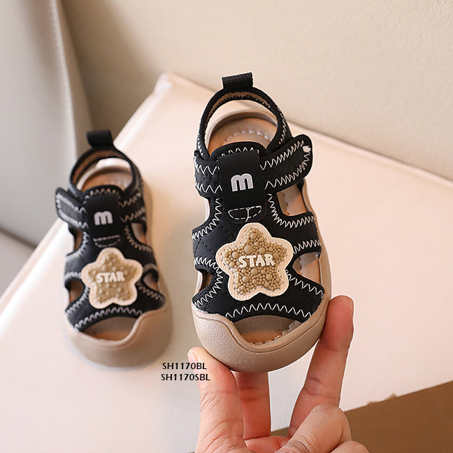 Sepatu Sandal M Star Anak Cowok/Laki usia 0-3 Tahun  Bahan Premium Impor