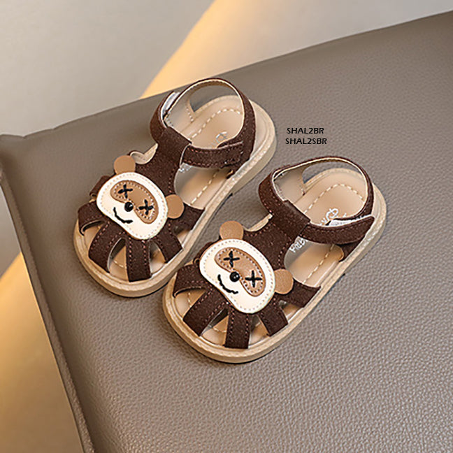 Sepatu Sandal Motif Panda Anak Cewek/Cowok usia 0-3 Tahun  Bahan Premium Impor