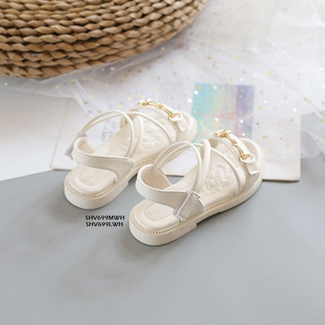 Sepatu Sandal Anak Style Tali Silang  cewek/perempuan usia 3-10 Tahun Bahan Premium Impor