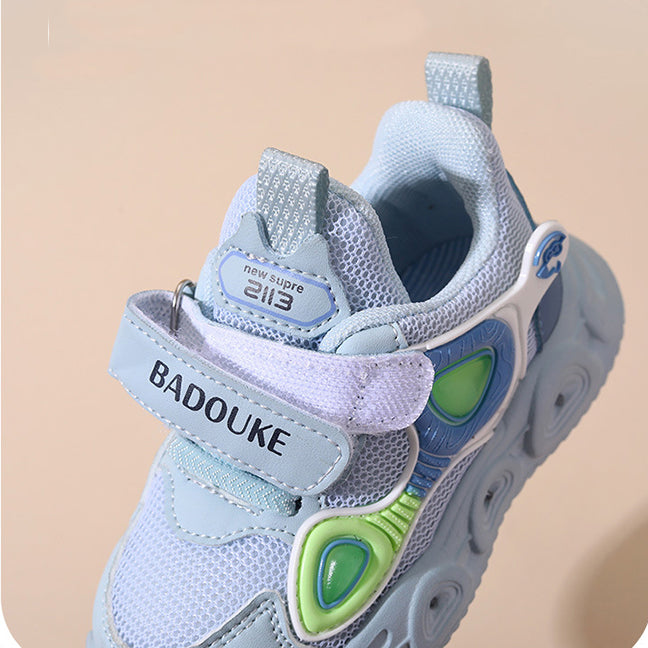 Sepatu LED Badouke Anak cewek/cowok usia 1-5 Tahun Bahan Premium Impor