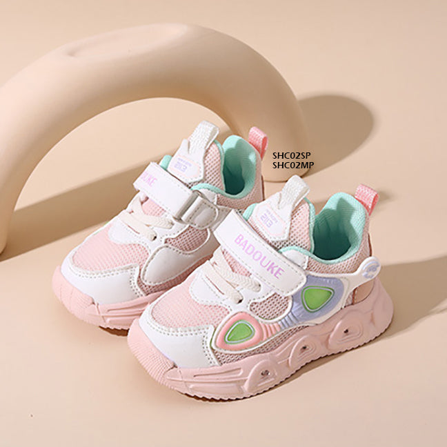 Sepatu LED Badouke Anak cewek/cowok usia 1-5 Tahun Bahan Premium Impor