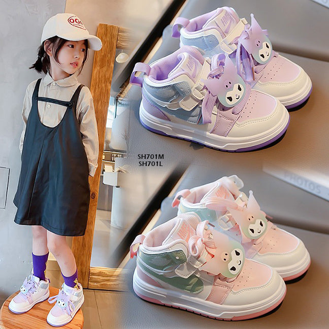 Sepatu Sneaker Anak Kuromi cewek/perempuan usia 3-10 Tahun Bahan Premium Impor