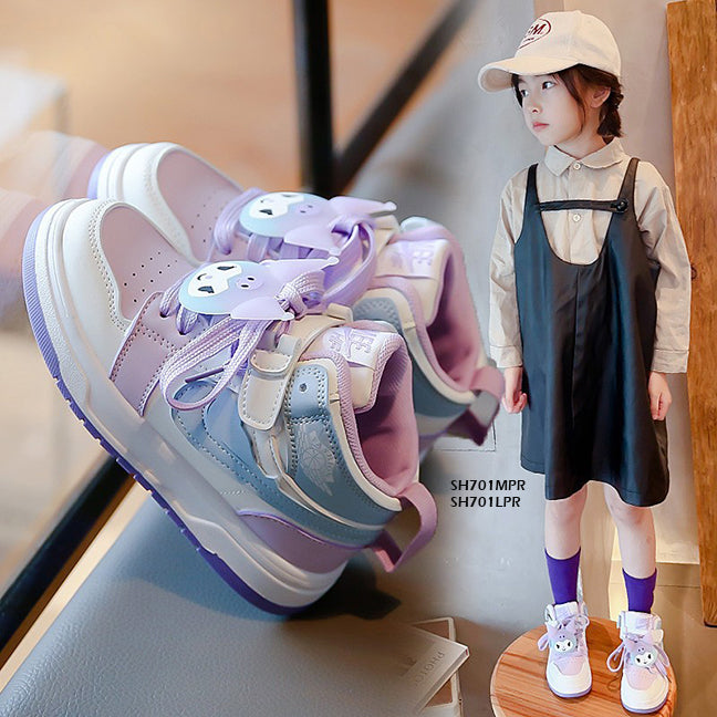 Sepatu Sneaker Anak Kuromi cewek/perempuan usia 3-10 Tahun Bahan Premium Impor