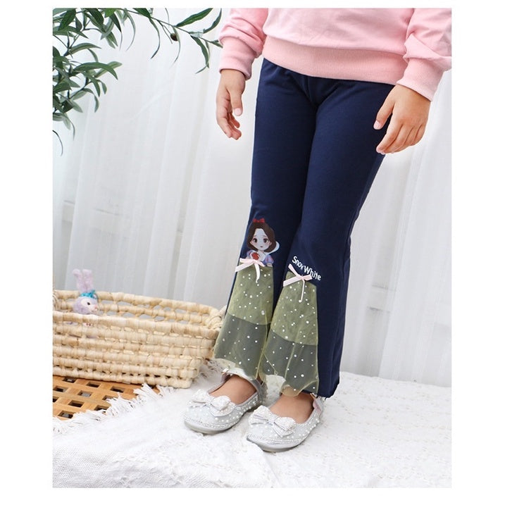 Legging Impor Tile Princess- legging cute-legging anak perempuan bahan premium