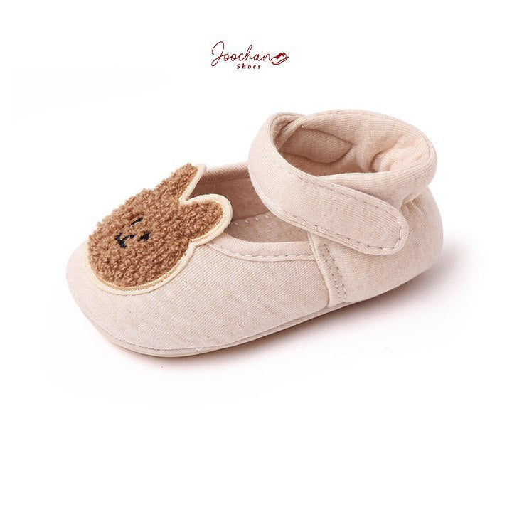 Sepatu Prewalker Bayi Perempuan Karakter Bulu Bear Rabbit