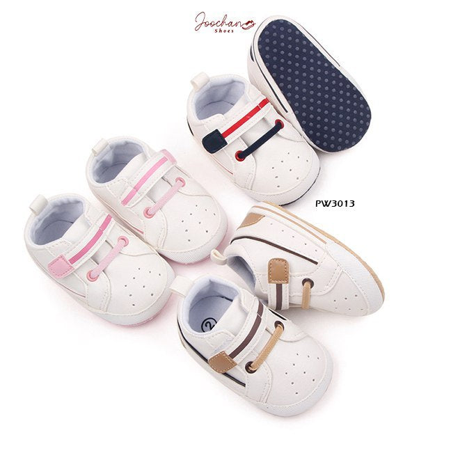 Sepatu Sneaker Prewalker Bayi Cewek Cowok Stripe Sporty Style