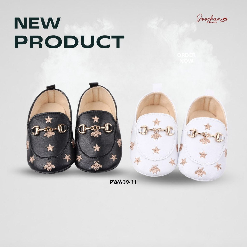 Sepatu Joochan Prewalker Bayi Perempuan Slip On Star