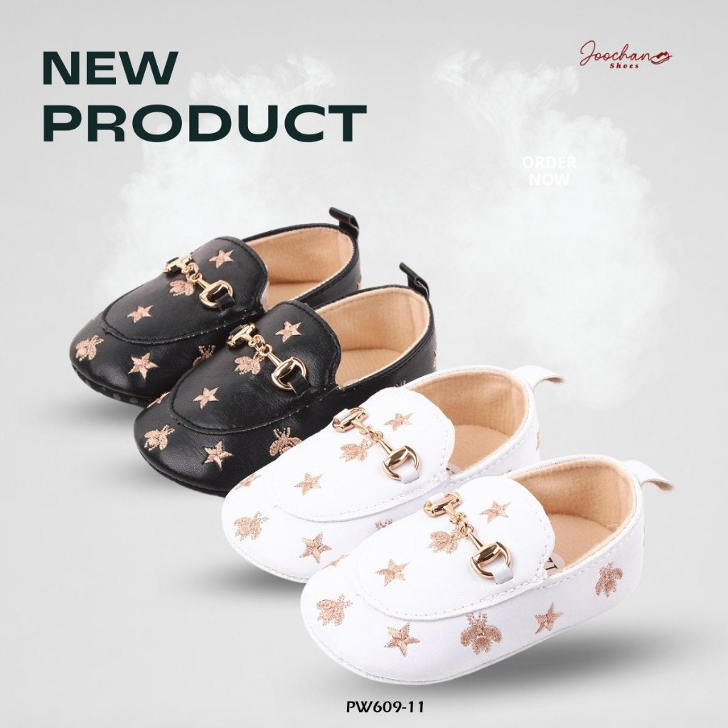 Sepatu Joochan Prewalker Bayi Perempuan Slip On Star