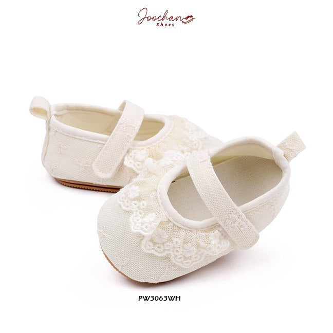 Sepatu Prewalker Bayi Perempuan Cewek Renda Style Bahan Premium