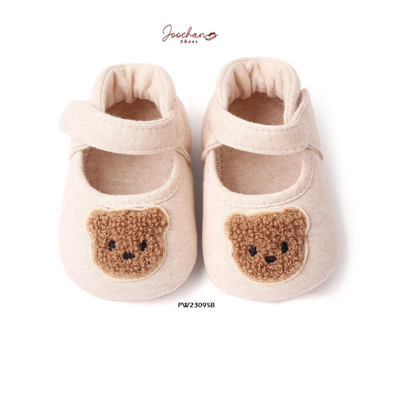 Sepatu Prewalker Bayi Perempuan Karakter Bulu Bear Rabbit