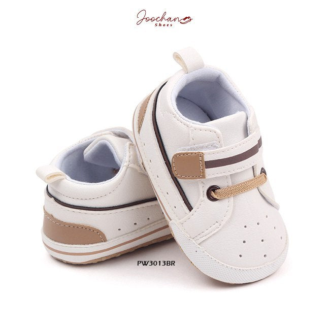 Sepatu Sneaker Prewalker Bayi Cewek Cowok Stripe Sporty Style