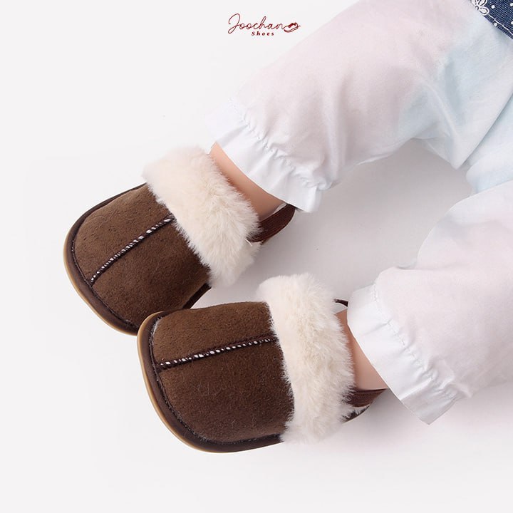 Sandal Bayi Joochan Prewalker Slop Bulu Kualitas Import Premium Termurah Terlaris