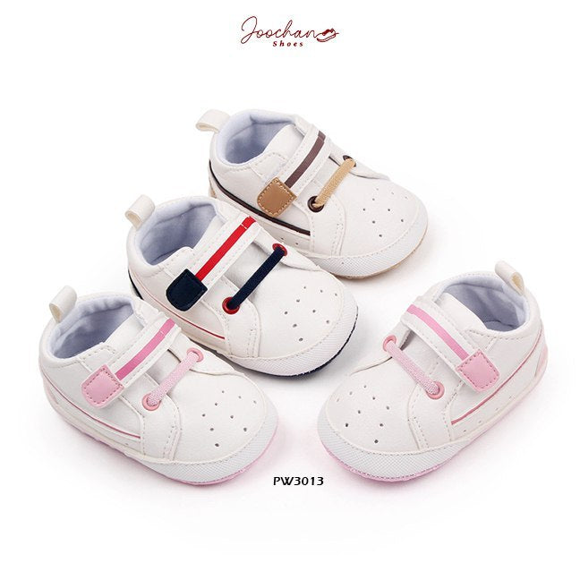 Sepatu Sneaker Prewalker Bayi Cewek Cowok Stripe Sporty Style