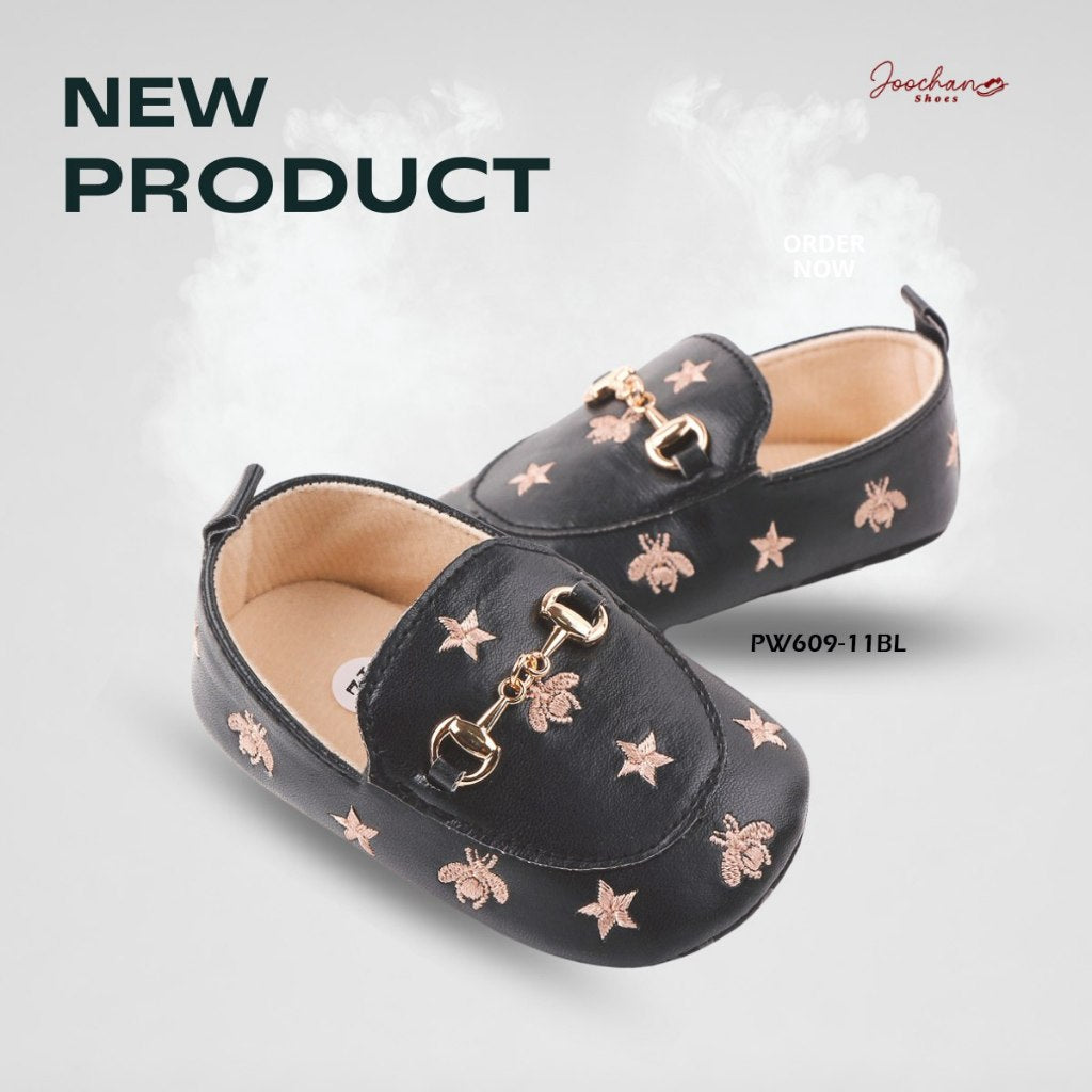 Sepatu Joochan Prewalker Bayi Perempuan Slip On Star