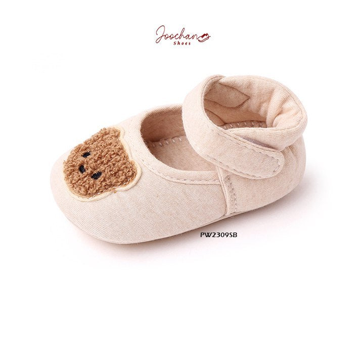 Sepatu Prewalker Bayi Perempuan Karakter Bulu Bear Rabbit