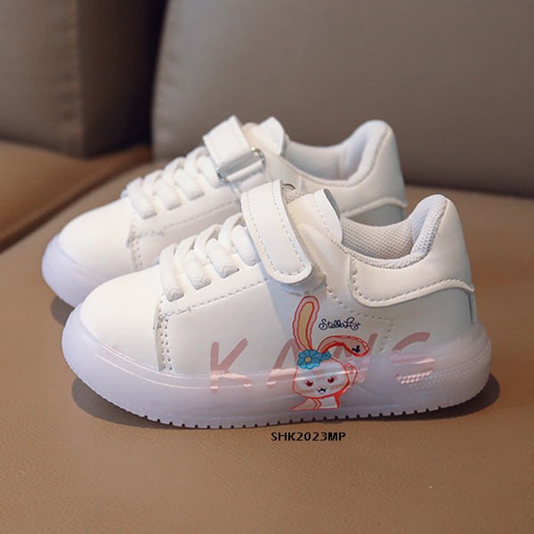 Sepatu LED Anak Cewek/Perempuan Usia 1-5 Tahun Style Stella Lou Bahan Premium Impor