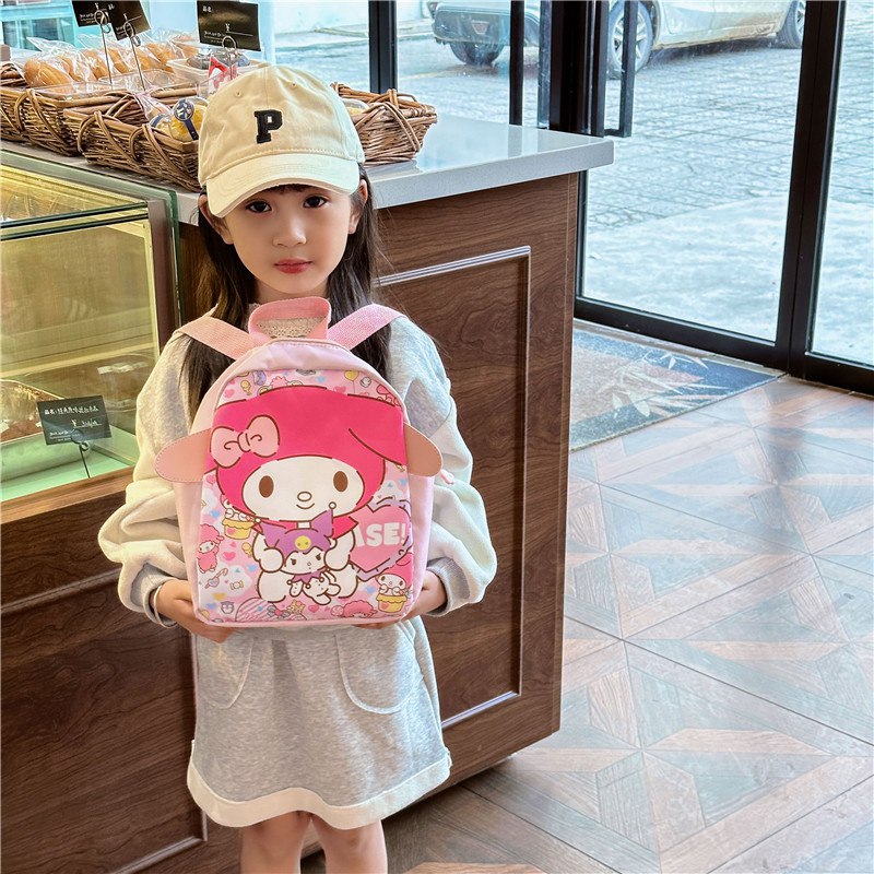 Tas Sekolah Ransel Anak Cewek/Perempuan TK SD Style Sanrio/ Cinnamoroll N Friends Bahan Premium Impor