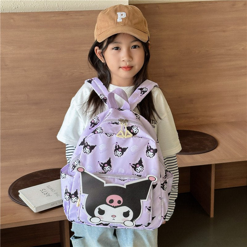 Tas Ransel Sekolah Anak Cewek/Perempuan  TK SD Style Sanrio School Bahan Premium Impor