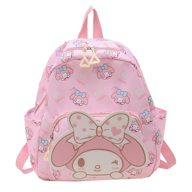 Tas Ransel Sekolah Anak Cewek/Perempuan  TK SD Style Sanrio School Bahan Premium Impor