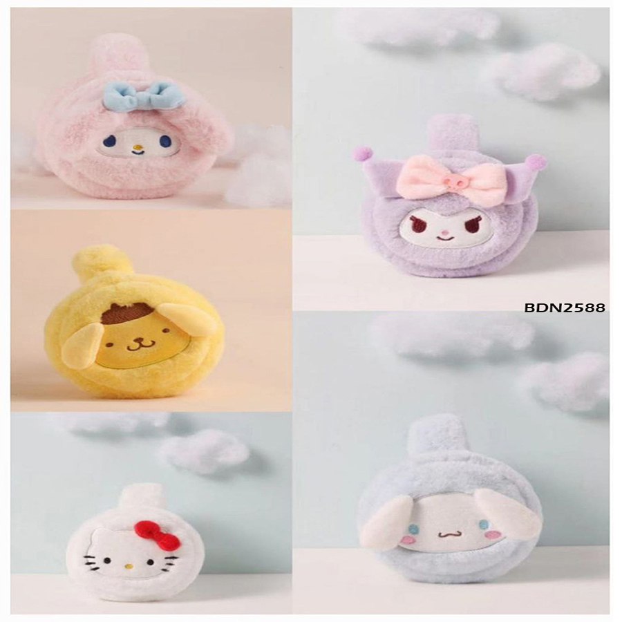 Alat Penutup Telinga Anak Earmuff Lipat Karakter Sanrio Bahan Premium Impor