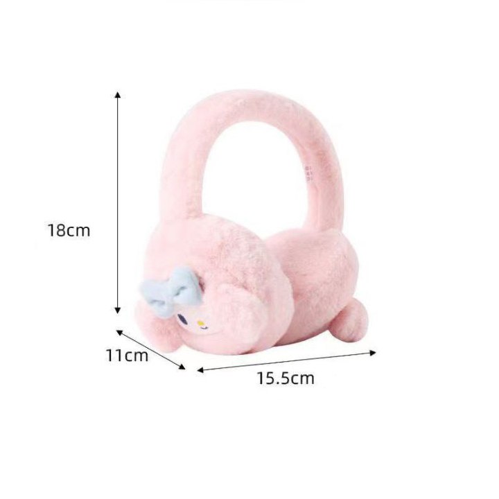 Alat Penutup Telinga Anak Earmuff Lipat Karakter Sanrio Bahan Premium Impor