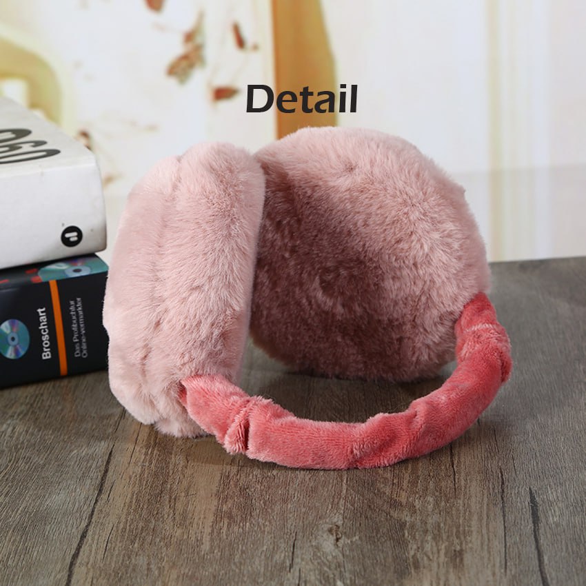 Alat Penutup Telinga Anak Earmuff Rounded Baby Warna Polos Bahan Premium Impor