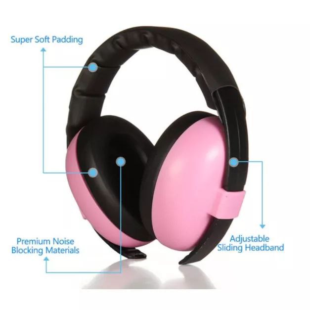 Alat Penutup Telinga Anak Earmuff Baby Bahan Premium Impor