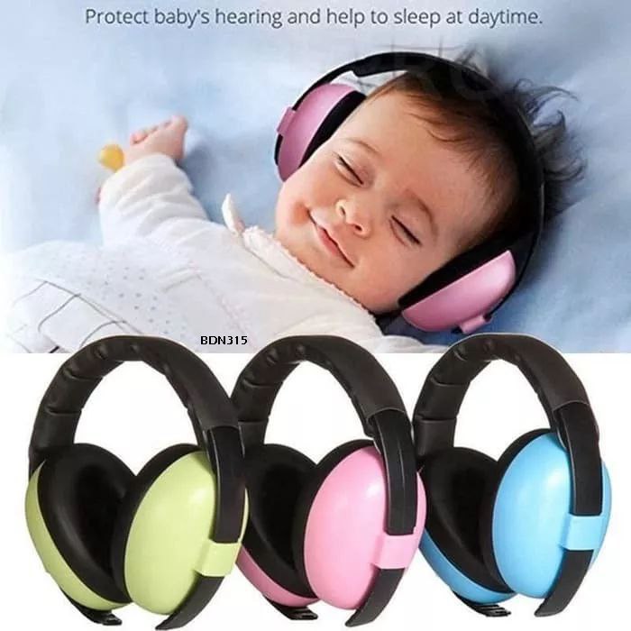 Alat Penutup Telinga Anak Earmuff Baby Bahan Premium Impor