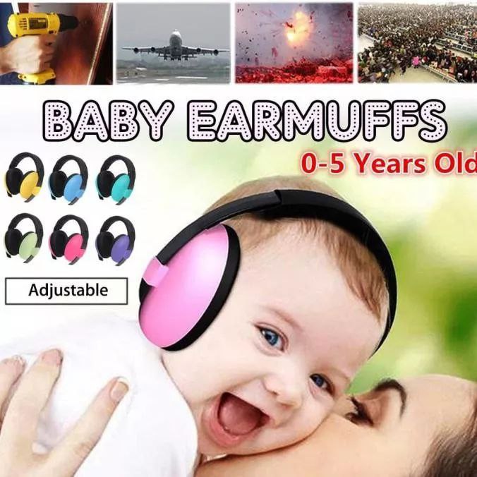 Alat Penutup Telinga Anak Earmuff Baby Bahan Premium Impor