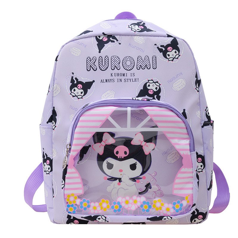 Tas Sekolah Ransel Anak Cewek/Perempuan TK SD Style Sanrio / Cinnamoroll Clear Bahan Premium Impor