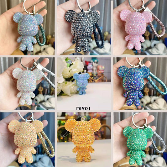 Gantungan-Kunci-dan-Tas-Anak-Bear-Diamond-Bahan-Premium-Impor