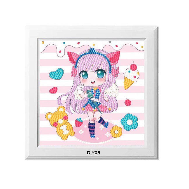 Mainan Anak Edukatif dan Interaktif DIY Diamond Painting Frame Bahan Premium Impor