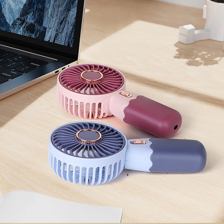 Kipas angin Baterai Mini Fan Portable Bahan Premium Impor