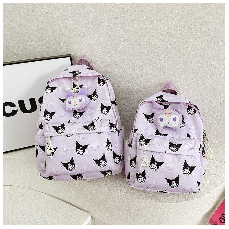 Tas Ransel Sekolah Anak Cewek/Perempuan  TK SD  Style Sanrio / Cinnamoroll School Series Bahan Premium Impor