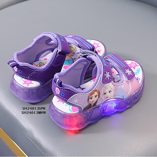 Sandal LED Anak Cewek/Perempuan Usia 1-5 Tahun Style Frozen B Bahan Premium Impor