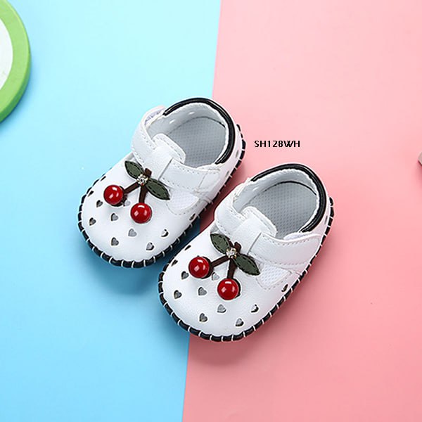 Sepatu Prewalker Bayi Cewek/Cowok Baby Shoes Cherry  Bahan Premium Impor