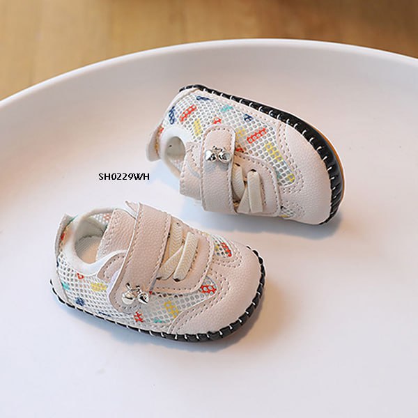 Sepatu Prewalker Bayi Cewek/Cowok Shoes Baby Rattle Jaring Bahan Premium Impor