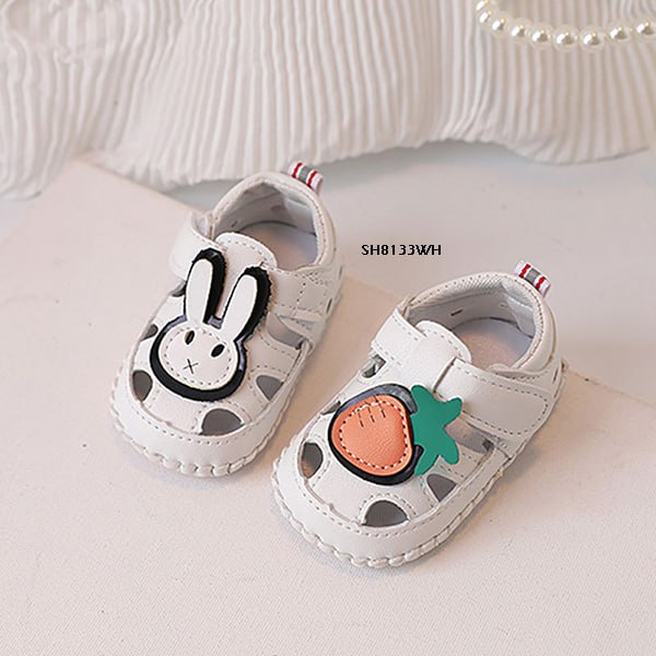 Sepatu Prewalker Bayi Cewek/Cowok Shoes Rabbit Carrot White Bahan Premium Impor