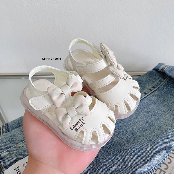 Sepatu Pesta Anak Cewek Usia 1-3 Tahun Flat Shoes Ribbon Flower Bahan Premium Impor