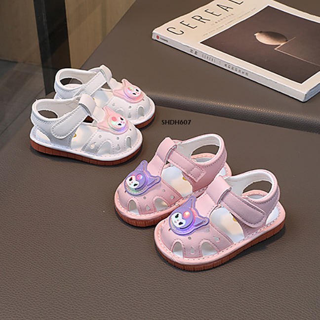 Sepatu Sandal Anak Cit-cit LED  Cewek usia 0-12 Bulan Bahan Premium Impor