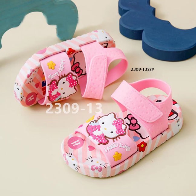 Sepatu Sandal Anak Hello Kitty  cewek/Perempuan usia 1-5 Tahun Bahan Premium Impor