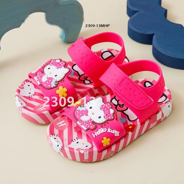 Sepatu Sandal Anak Hello Kitty  cewek/Perempuan usia 1-5 Tahun Bahan Premium Impor