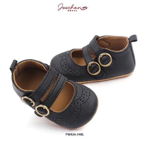 Sepatu Prewalker Bayi Perempuan 0-12 Bulan Gesper Style Kualitas Premium Import