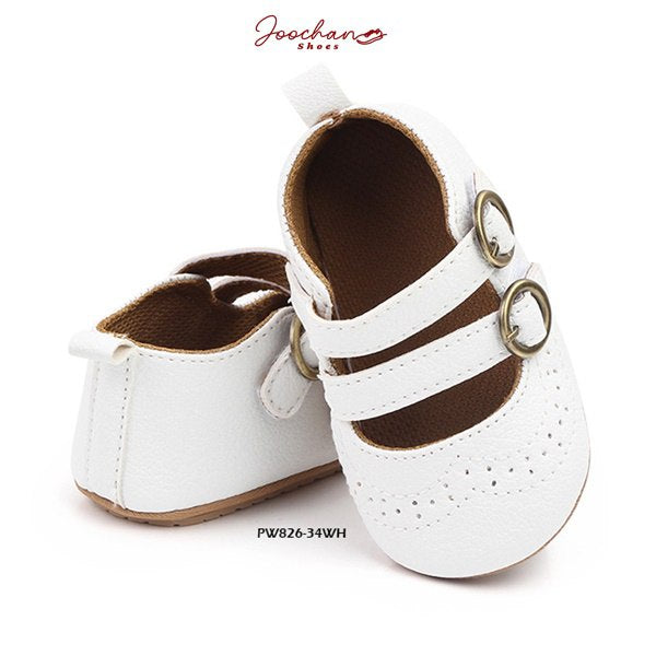 Sepatu Prewalker Bayi Perempuan 0-12 Bulan Gesper Style Kualitas Premium Import