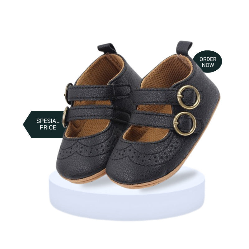 Sepatu Prewalker Bayi Perempuan 0-12 Bulan Gesper Style Kualitas Premium Import