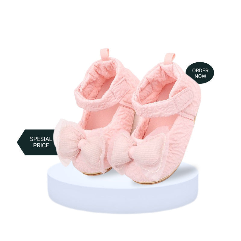 Sepatu Flatshoes Prewalker Bayi Perempuan Cewek Pita Style